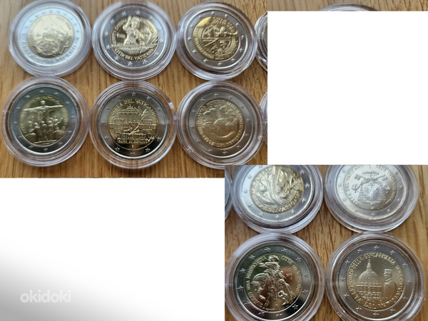 Andorra, San Marino, Vatikan, Monaco 2 euro juubeli mündid (foto #7)