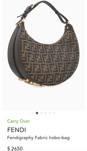 Fendi Fendigraphy fabric hobo-bag (9 foto / 10)