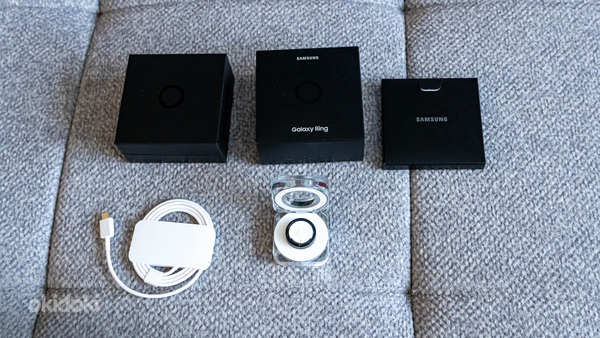 Samsung Galaxy Ring nutisõrmus, suurus 12, musta värvi