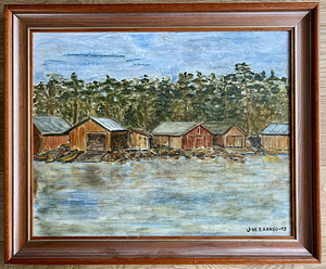 Kunstnik Laakso maal, 1993, 50x40cm
