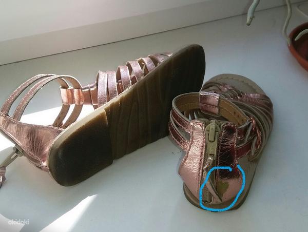 Кожаные сандалии Vertbaudet,28 (фото #3)