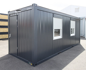 Containex standardsoojak 2.4x6m, tumehall RAL7016/valge,UUS