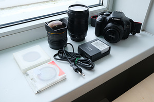 Canon 600D + 50mm f1.8 + 18-135mm f3.5 + Samyang 8mm f3.5 (1 foto / 5)
