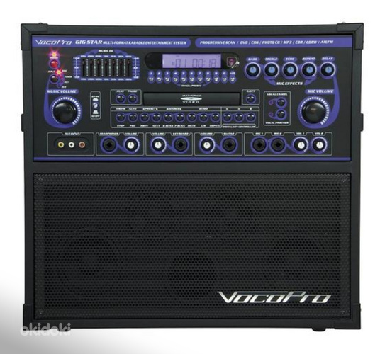 Võimas karaoke-süsteem VocoPro Gig Star 100 W