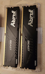 Ddr5 kingston fury xmp 5600 cl 36 2x8 gb garantiiga (1 foto / 2)