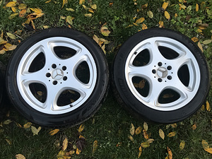 Оригинальные Mercedes-Benz в хорошем состоянии литые диски (3 фото из 7)