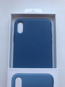 Uus Apple iPhone XS Max originaalne nahk ümbris (2 foto / 4)