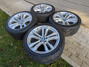 20" 5x120 Style468 разноширокие оригинальные диски X5 + летн (1 фото из 8)
