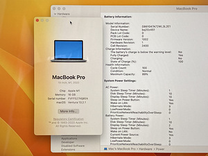 Apple Macbook Pro M1 256GB/16GB (13-inch, 2020) (3 foto / 3)