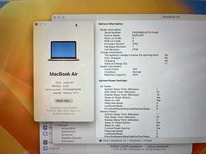 Apple Macbook Air M1 256GB/8GB (13-inch, 2020) Gold (3 foto / 3)