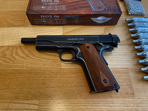 НОВЫЙ UMAREX LEGENDS M1911 пневматический пистолет 4,5 мм CO (4 фото из 10)