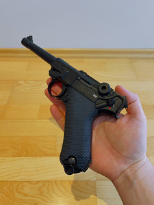 Новый пневматический пистолет UUS LEGENDS P08 LUGER BLOWBACK (7 фото из 10)