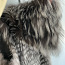 Жилетка двухсторонняя чернобурка/шерсть (фото #5)