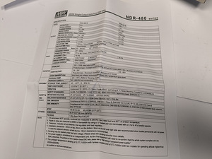 Toiteplokk NDR-480-24 (4 foto / 5)