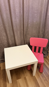 Laste laud + toolid (4 foto / 5)