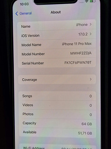 iPhone 11 Pro Max 64 GB Silver (4 foto / 7)