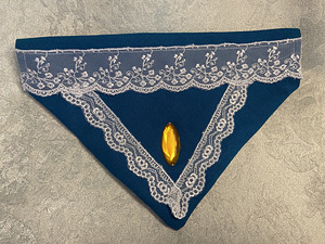 Luxury kaelarätt koerale ja kassile, Bandana for dog and cat (2 foto / 8)
