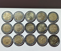 15 монет по 2 евро #2