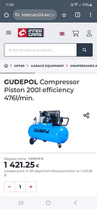 GudePol Kolbkompressor 200 L (5 foto / 5)