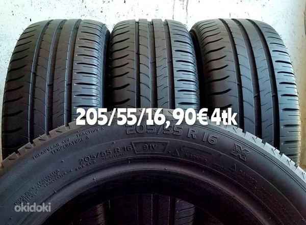 205/55/16 Летние шины Michelin EnergySaver 4шт 5мм (фото #1)