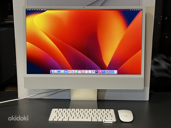 Apple iMac M1 256gb/8gb 4.5k Retina (24 дюйма, 2021), серебр (фото #1)