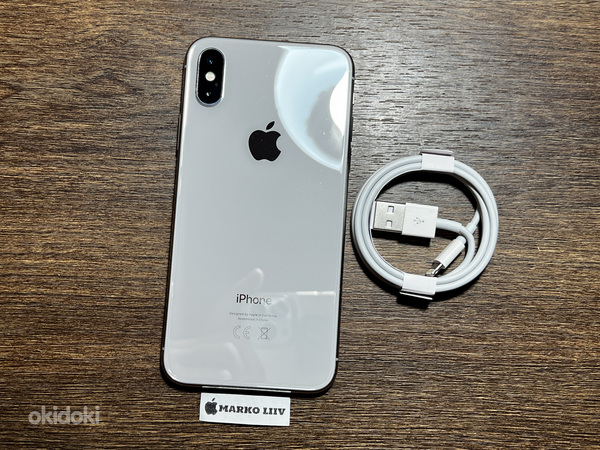 Apple iPhone X 256gb, Silver (foto #3)