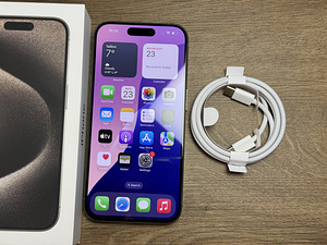 Apple iPhone 15 Pro 128gb, Natural Titanium (1 foto / 3)