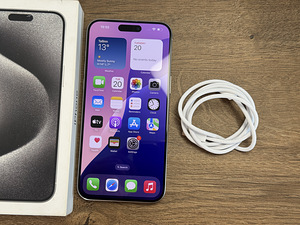 Apple iPhone 15 Pro Max 256gb, White Titanium (1 foto / 3)