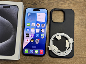 Apple iPhone 15 Pro 128gb, Blue Titanium (1 foto / 3)