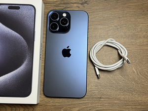 Apple iPhone 15 Pro Max 256gb, Blue Titanium (3 foto / 3)
