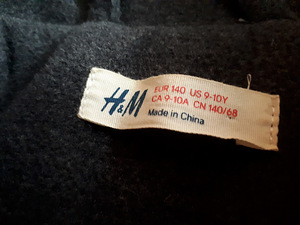 H&M k/s mantel poisile, 140 (5 foto / 6)