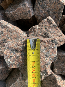 Punane graniit tänavakivi / täringukivi 10x10x5cm (5 foto / 5)