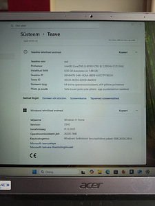 Sülearvuti Acer Swift 3 SF315-52 (3 foto / 3)