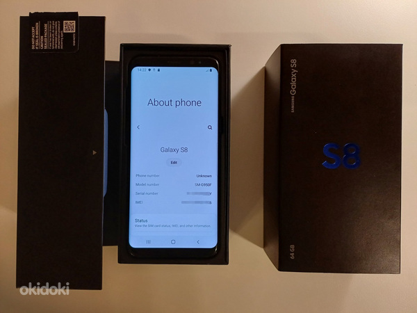 Samsung Galaxy S8 (64 GB) Midnight Black (фото #7)