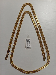 Kuldkett (55cm , 8,85g , kullaproov: 585-14K) (6 foto / 8)