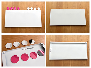 IKEA magnet märkmetahvel + 8 magnetit (3 foto / 3)