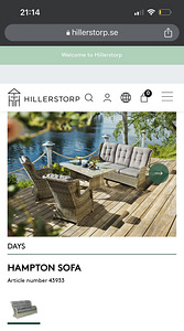 Hillerstop terrassimööbel / rõdumööbel (10 foto / 10)