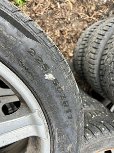 R17 5x120 koos suverehviga 225/50r17 (2 foto / 3)