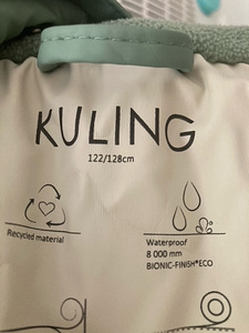 Kuling fliisvoodriga vihmakombe 122/128 (3 foto / 4)