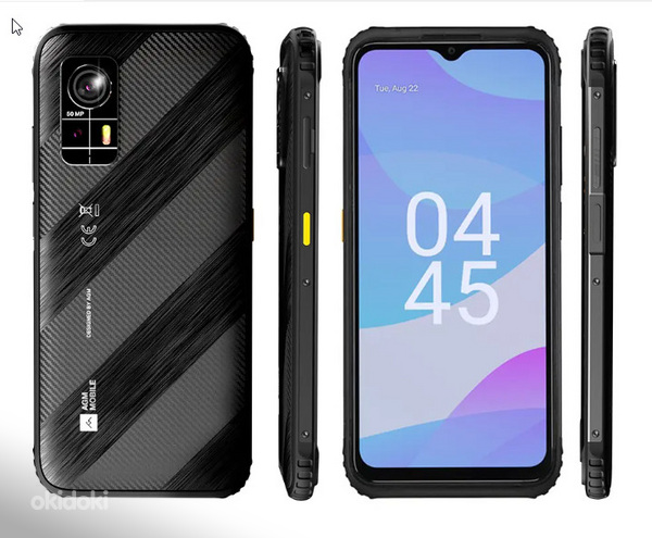 Мобильный телефон AGM H6, Dual Sim, 8GB + 256GB + 512GB TF,