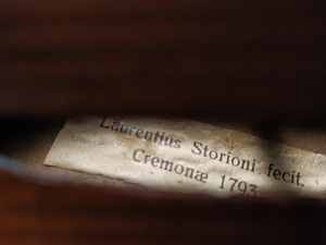 Viiul Laurentius Storioni Cremonae 1793 copy circa 1930 (2 foto / 6)