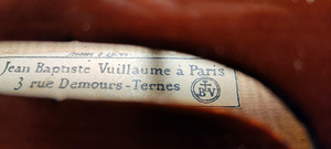 Viiul Jean Baptiste Vuillaume,french copy circa 1930 a. (7 foto / 8)