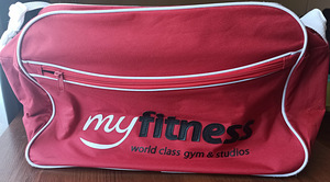 Спортивная сумка MyFitness, красная