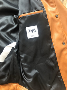 ZARA MEESTE nahast jakk/jope XL(nagu uus) (2 foto / 3)