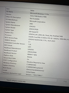 Lenovo T490 16GB/1TB i5 8.gen (10 foto / 10)