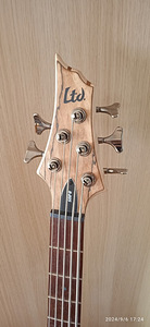 ESP LTD B205SM Natural Satin LH 5-струнная бас-гитара для левой руки. (3 фото из 10)