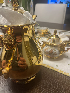 Gloria fine porcelain Tea Set 24K gold (3 foto / 3)