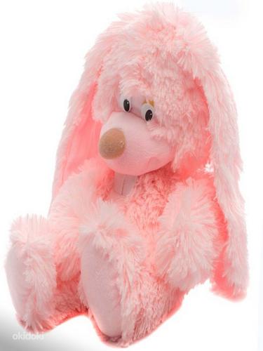 Fancy очаровательный большой мягкий розовый заяц (фото #2)