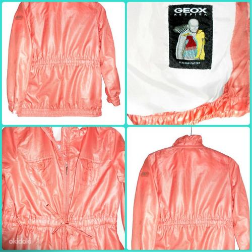 Geox Respira легкая лосесево- розовая куртка, 140-152 /9-11л (фото #10)