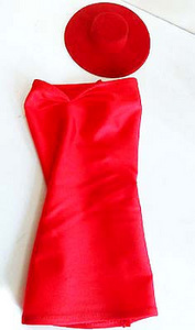 Efektne dekoor -silmapäistev klaasi konjakipudel Lady in Red (4 foto / 7)